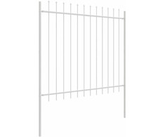 Sodo tvora 2 pcs Balta 3,4 x 1,5 m Miltelinis plienas