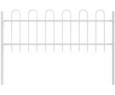 Sodo tvora 3 pcs Balta 5,1 x 0,6 m Miltelinis plienas