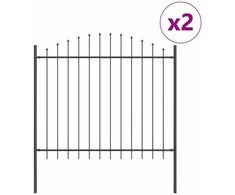 Sodo tvora 2 pcs Pilka 170 x 165 cm
