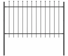 Sodo tvora 3 pcs Pilka 5,1 x 0,8 m Miltelinis plienas