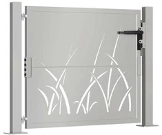 Sodo vartai, 105x80cm, corten plienas, žolės dizaino