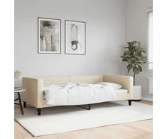Lova Sofa, kreminės spalvos, 100x200cm, audinys