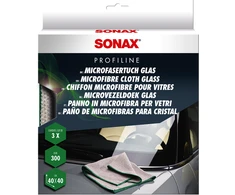 SONAX Mikropluošto šluostės stiklų valymui, 3vnt 451541