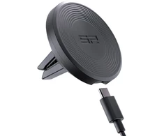 SP Connect Charging Vent Mount SPC+ – automobilinis telefono laikiklis su įkrovimo funkcija, skirtas SPC+ dėklams – ventiliacijos grotelėms – juodas