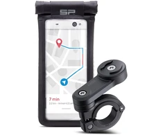 SP Connect Moto Bundle LT laikiklis ir universalus dėklas SPC+ telefono laikiklis dviračiui / paspirtukui / motociklui – apsaugotas nuo purslų – universalus – juodas