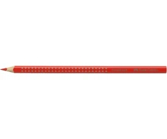 Spalvotas akvarelinis pieštukas Faber-Castell GRIP 2001, tribriaunis, ryškiai raudonos spalvos