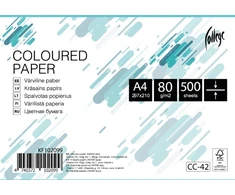 Spalvotas biuro popierius College A4, 80g, šviesiai mėlynos spalvos, 500 lapų