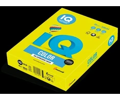 Spalvotas biuro popierius IQ, A4, 80g, NEOGB, neoninės geltonos spalvos, 500 lapų