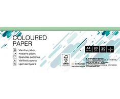Spalvotas popierius College, A4, 80g, MR28, vidutinio žalumo spalvos, 50 lapų