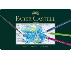 Spalvoti akvareliniai pieštukai Faber-Castell Albrecht Dürer , 60 spalvų