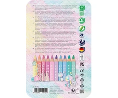 Faber-Castell Blizgančios didelės pastelinės spalvos skardinės – 10 vnt. (210910)