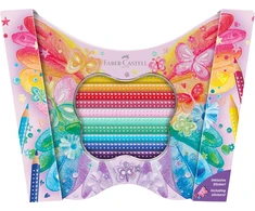 Spalvoti pieštukai tribriauniai Faber-Castell Sparkle Ladybug 20 spalvų