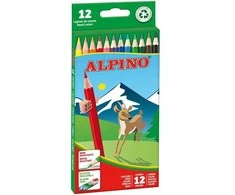 ALPINO spalvoti pieštukai CLASSIC, 12 spalvų