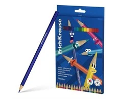 Spalvoti pieštukai Erichkrause Color Friends triangular 18 vnt.