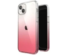 Speck Presidio Perfect-Clear + Ombre - dėklas skirtas Apple iPhone 15 Plus / 14 Plus su MICROBAN Clear / Vintage Rose Fade