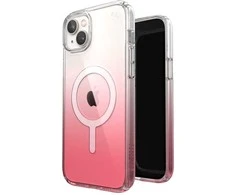Speck Presidio Perfect-Clear + Ombre + MagSafe - dėklas skirtas Apple iPhone 15 Plus / 14 Plus su MICROBAN coating Clear / Vintage Rose Fade