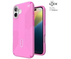 Dėklas Speck Presidio2 Grip ClickLock &amp; MagSafe do iPhone 16 Plus rožinė