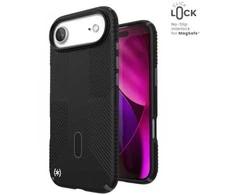 Speck Presidio2 Grip ClickLock &amp; MagSafe - dėklas Apple iPhone Air Juodas / Slate Pilkas / Baltas