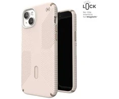Speck Presidio2 Grip ClickLock &amp; Magsafe - dėklas skirtas Apple iPhone 15 Plus / Apple iPhone 14 Plus Bleached Bone / Heirloom Gold / Hazel Brown