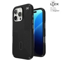 Dėklas Speck Presidio2 Grip ClickLock &amp; MagSafe do iPhone 16 Pro juoda