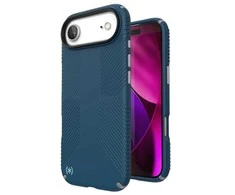 Speck Presidio2 Grip MagSafe - dėklas Apple iPhone Air Deep Sea / Sidabrinis Metallic / Spell Mėlyna