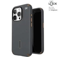 Dėklas Speck Presidio2 Pro ClickLock &amp; MagSafe do iPhone 15 Pro pilka