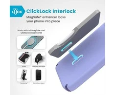 Dėklas Speck Presidio2 Pro ClickLock &amp; MagSafe do iPhone 16 Plus mėlyna