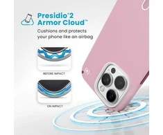 Speck Presidio2 Pro ClickLock &amp; MagSafe - dėklas skirtas Apple iPhone 16 Pro Max Wednesday Rožinė / Boysenberry Violetinė / Baltas