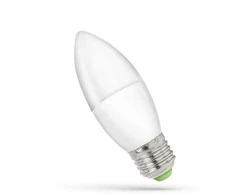 Lemputė Spectrum LED, B35, E27, 6W, 520LM, 3000K