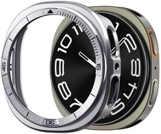 Spigen Bezel Tune Pro (Pilot), sidabrinis – Samsung Galaxy Watch 9/8 44mm