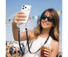 Spigen DA30L LAnyard Strap Crossbody juodas