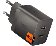 Spigen EE472EU-GAN ESSENTIAL 2 PRIEVADŲ TINKLO ĮKROVIKLIS 47W GUNMETAL