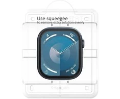 Spigen ELITE SHIELD HYBRID GLASS ”EZ FIT” 2-PACK Apple Watch 10 (46 mm) CLEAR