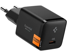 Spigen Essential 30W Wall Charger EE301EU, all juodas