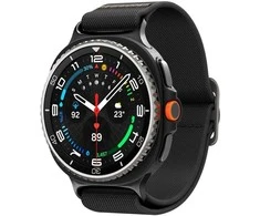 Spigen Lite Fit Band, juodas - Galaxy Watch 8 46mm/44mm/40mm