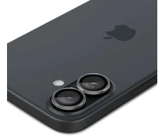 Spigen Glas.tR EZ Fit Optik Pro apsauginis stiklas skirtas Apple iPhone 16 / 16 Plus / 17 camera (2 vnt.)