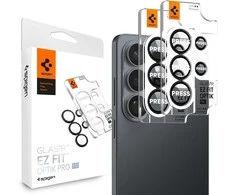 Spigen Glas.Tr Ez Fit Optik Pro HD Kamera Cover 2-pack skirtas Samsung Galaxy S26 – Juodas