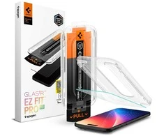 Spigen Glas.TR EZ Fit Pro Apsauginis stiklas skirtas Apple iPhone 16 Pro / 17 / 17 Pro – Transparent