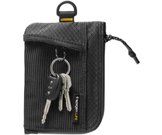 SPIGEN LF300 MINKŠTAS RFID KORTELIŲ DĖKLAS Juodas