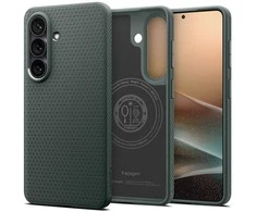 Spigen Liquid Air Mag MagSafe dėklas skirtas Samsung Galaxy S26+ – žalios spalvos