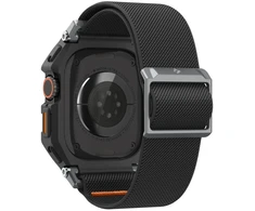 SPIGEN LITE FIT PRO IR GRŪDINTAS STIKLAS APPLE WATCH ULTRA 1 / 2 / 3 (49 MM) MATINĖ JUODA