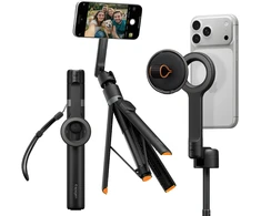 Spigen MagSafe Tripod Selfie Stick, juodos spalvos