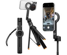 Spigen MagSafe Tripod Selfie Stick, juodos spalvos