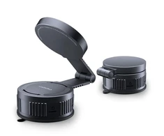 SPIGEN MFT35-1 MAGNETINIS MAGSAFE AUTOMOBILINIS LAIKIKLIS PRIETAISŲ SKYDELIUI, PRIEKINIAM STIKLUI AR EKRANUI, Juodas