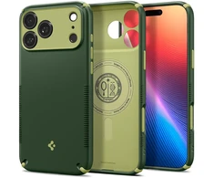 Dėklas SPIGEN case NANO POP HYBRID compatible with MagSafe for IPHONE 18 Pro Max / 17 Pro Max avo žalias