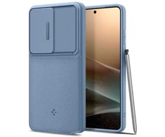 Spigen Optik Armor dėklas skirtas Samsung Galaxy S26 Ultra – mėlynos spalvos