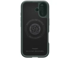 Spigen Optik Armor Mag MagSafe dėklas Apple iPhone 17 Abyss žalios spalvos