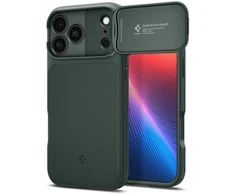 Dėklas Spigen Optik Armor MagSafe, abyss žalias - iPhone 17 Pro Max