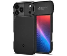 Dėklas Spigen Optik Armor MagSafe, juodas - iPhone 17 Pro Max
