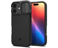 Spigen Optik Armor Mag MagSafe dėklas Apple iPhone 17 juodos spalvos
